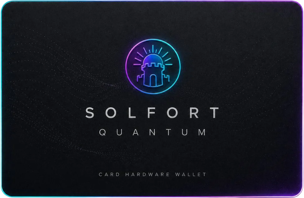 SolFort Quantum card, back