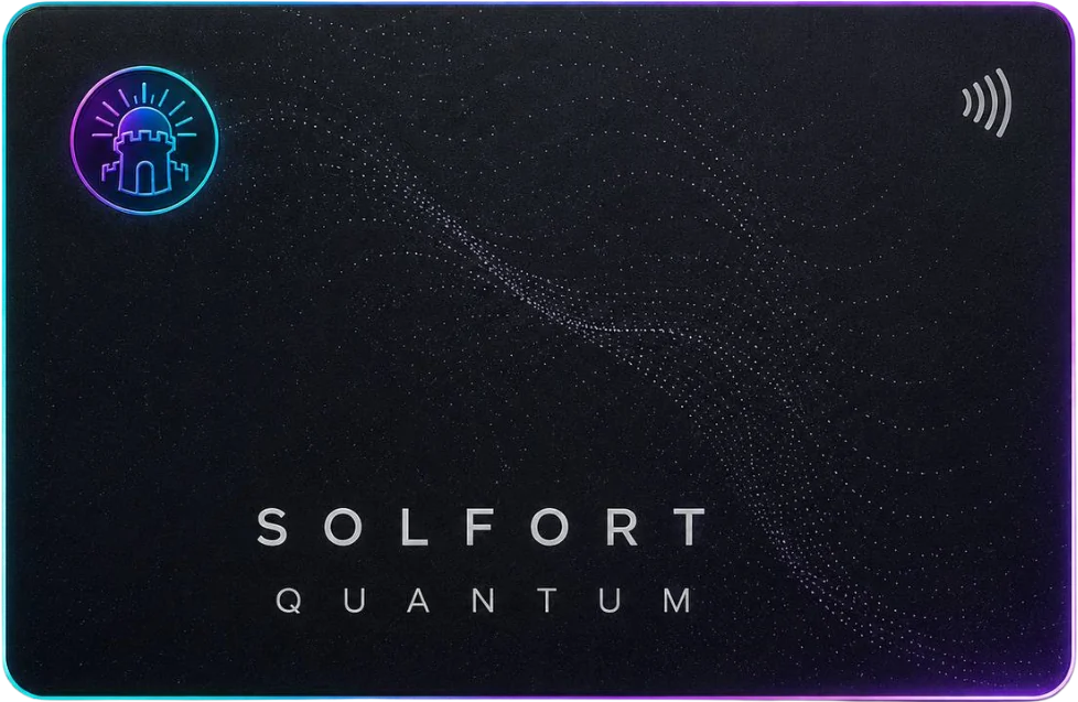 SolFort Quantum card, front